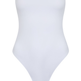 Strapless One Piece - White