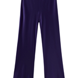 Bias Cut Pants - Purple Rain