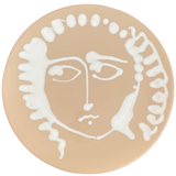 Thinking Traveller Plate - Beige/White