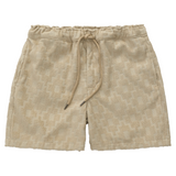 Beige Machu Terry Shorts