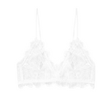 Lace Bra With Trim - Ivory