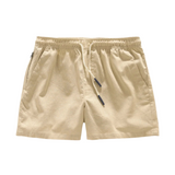 Beige Linen Shorts