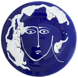 Ceramic Large Serving Plate - Blue