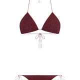 Lumière Two Piece Bikini - Burgundy