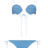 Lumière Shell Two Piece Bikini- Crystal