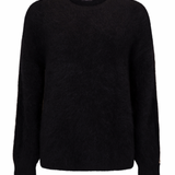 Brushed Alpaca Sweater - Black