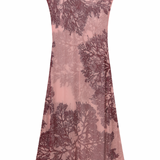 Mesh Dress - Pressed Coral