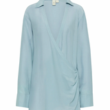 Fresca Shirt Dress - Washed Blue
