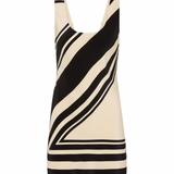 Pietra Scoop Mini Dress - Milano Nero
