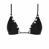 Baci Beaded String Top - Black