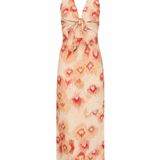 Fiorella Tie Midi Dress - Petalo Lumina