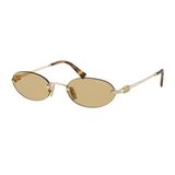 MIU MIU 0MU A54S Sunglasses - Pale Gold/Yellow
