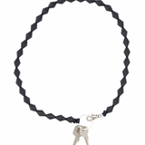 Zickzack Phone Necklace - Black