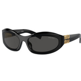 0MU14ZS Sunglasses - Black/Dark Grey