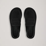 The Clarence Soft Loafer - Black Suede