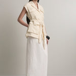 A.Emery The Jakob Vest Creme Jacquard 3