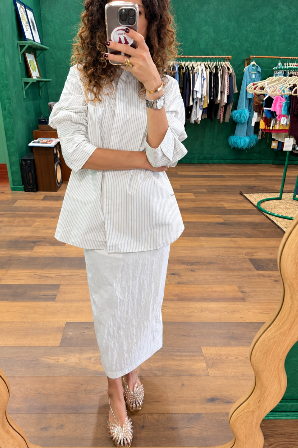 A.Emery Mercia Skirt Chalk