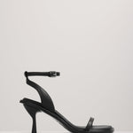 A.Emery The York Heeled Sandal Black
