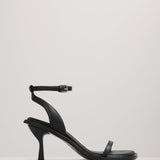 A.Emery The York Heeled Sandal Black