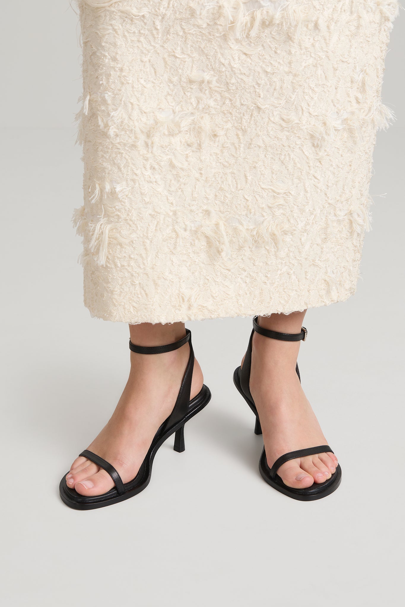 A.Emery The York Heeled Sandal Black 2