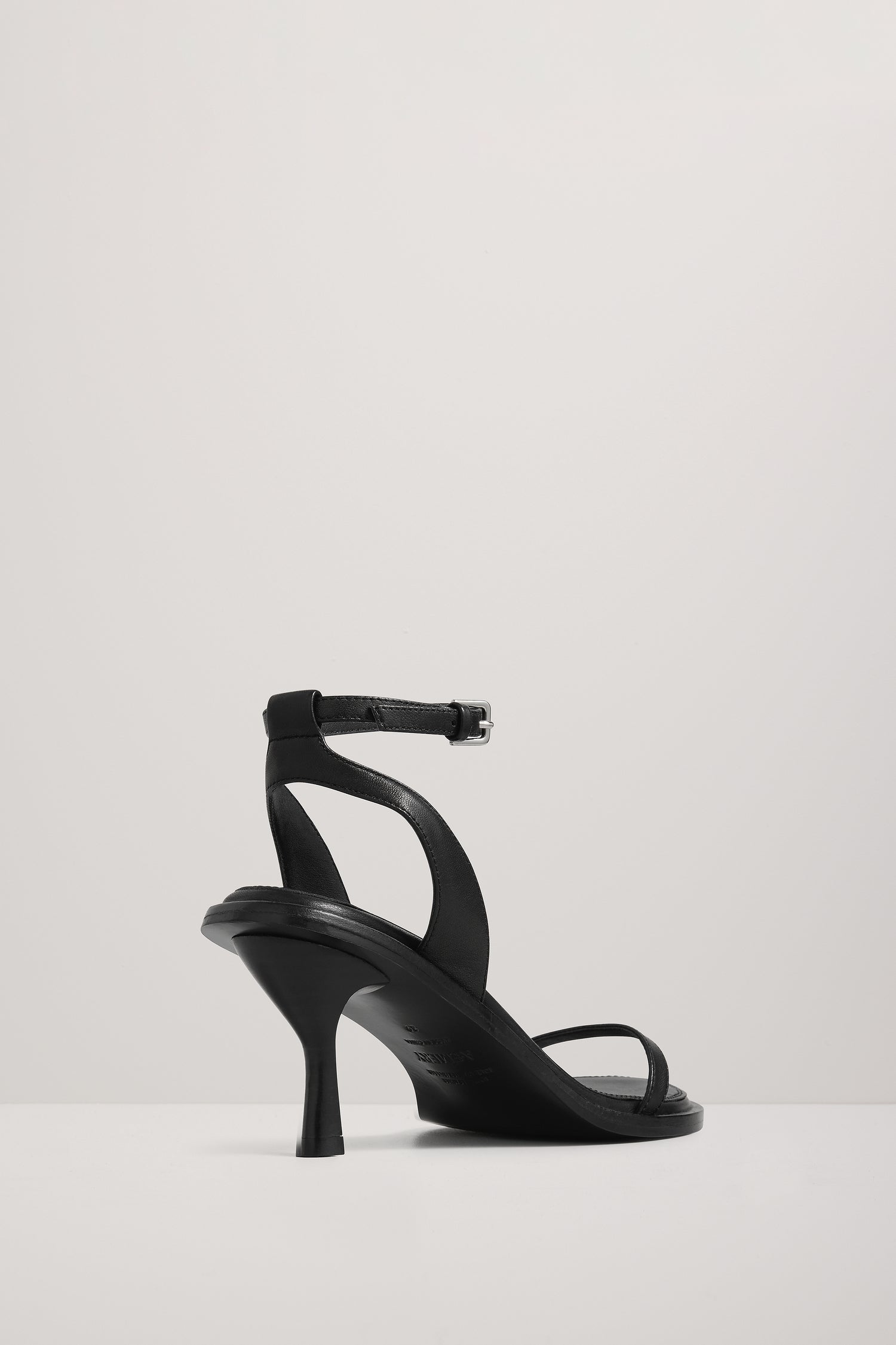 A.Emery The York Heeled Sandal Black 3