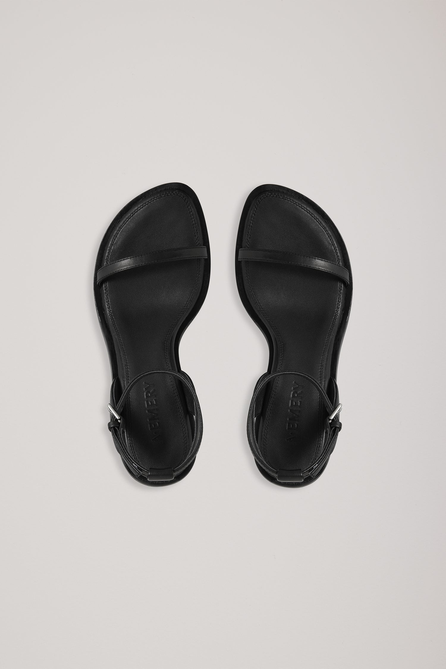 A.Emery The York Heeled Sandal Black 4