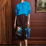 Claudia Azure Knit Polo