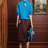 Claudia Azure Knit Polo