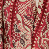 Alemais Kenny Mini Dress Folk Floral Print back