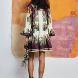 Ruthie Mini Dress – Printed Linen