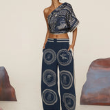 Oceane Silk Scarf - Blue / PRE-ORDER SHIPPING MID FEB