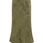 Alemais Winifred Bias Slip Skirt Khaki