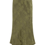 Alemais Winifred Bias Slip Skirt Khaki