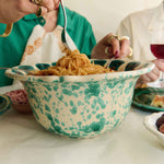 Alex and Trahanas Cavolo Ceramic Serving Bowl Sea Foam Green