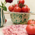 Alex and Trahanas Cavolo Ceramic Serving Bowl Sea Foam Green