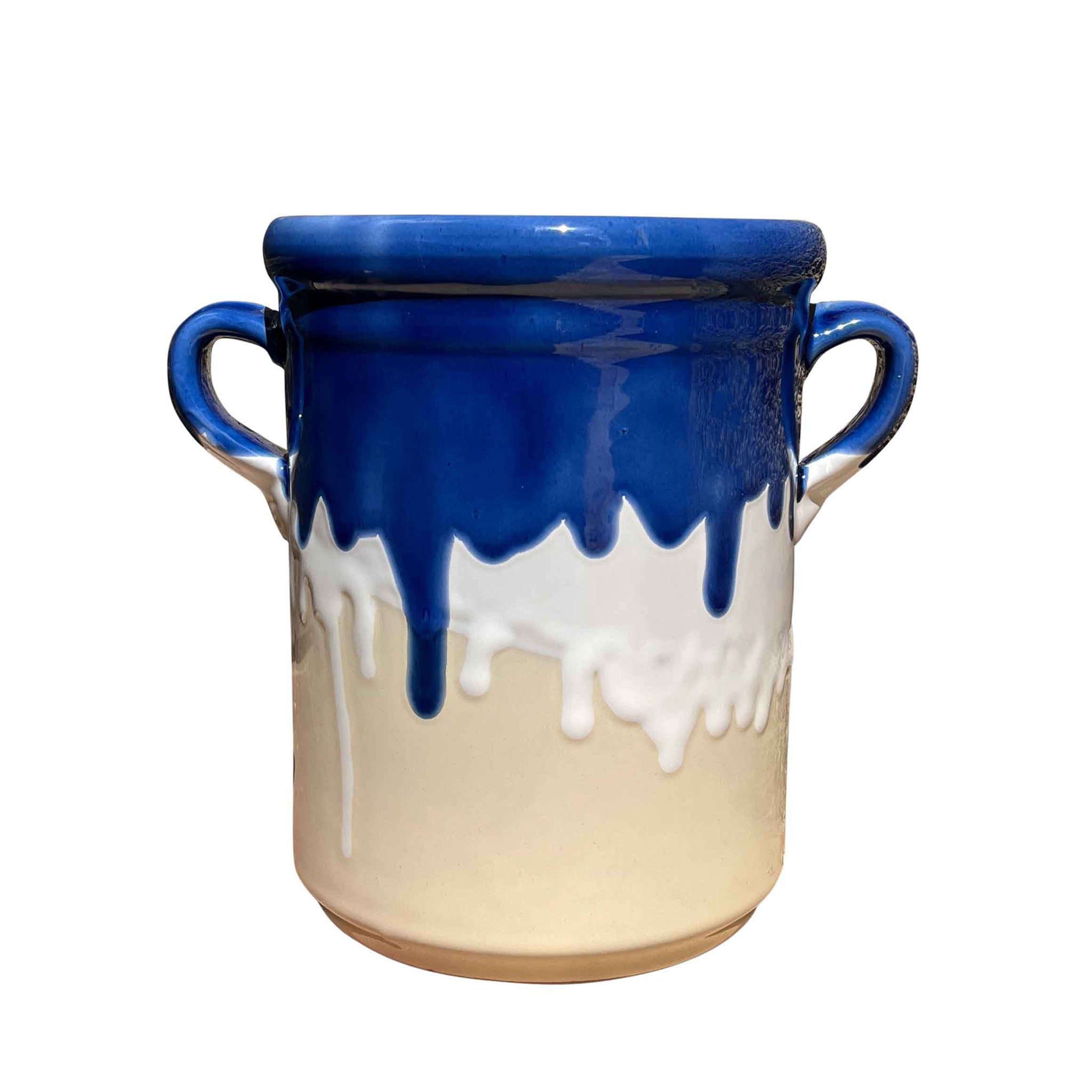 Alex and Trahanas Dal Mare Ceramic Wine Cooler Blue Cream