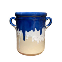 Alex and Trahanas Dal Mare Ceramic Wine Cooler Blue Cream