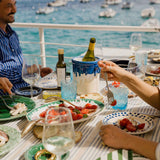 Alex and Trahanas Dal Mare Ceramic Wine Cooler Blue Cream
