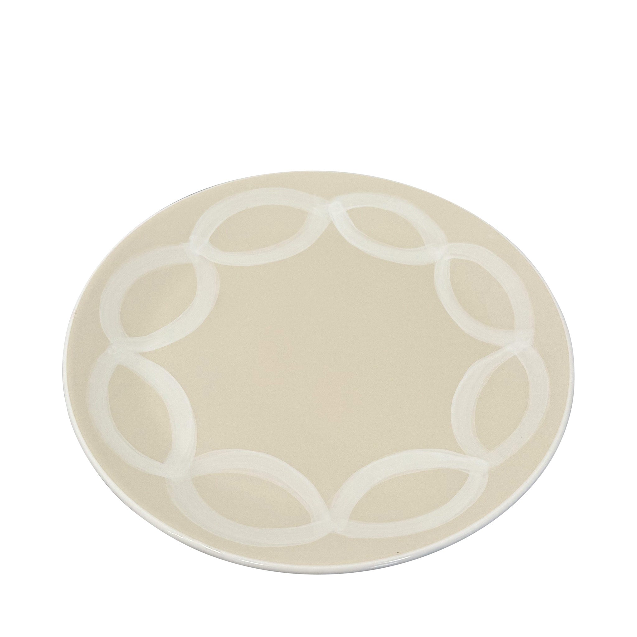Alex and Trahanas Eliá Ceramic Main Plate Cream White