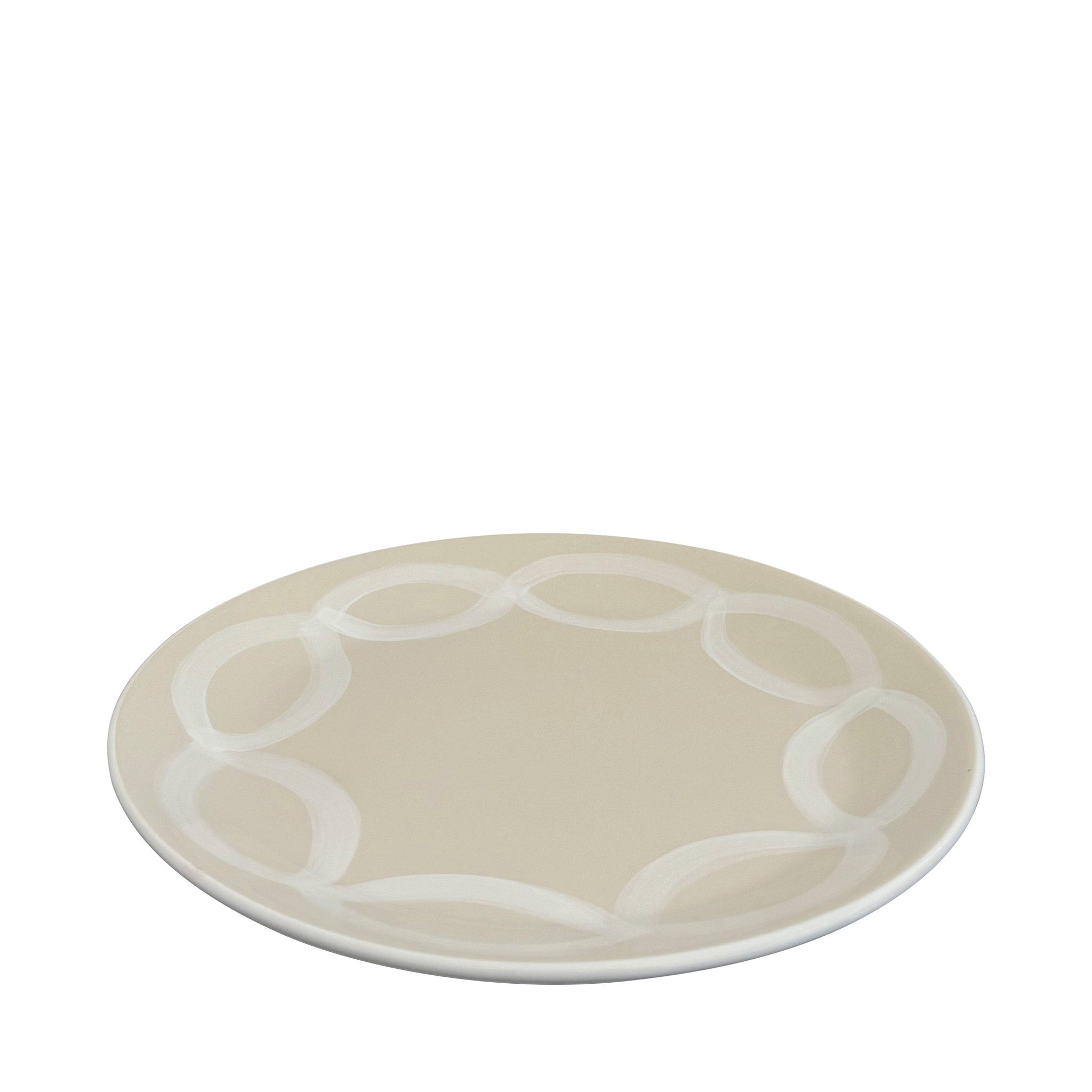 Alex and Trahanas Eliá Ceramic Main Plate Cream White