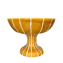 Alex and Trahanas Lido Ceramic Fruit Bowl Stand Honey