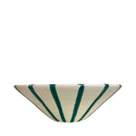 Alex and Trahanas Lido Ceramic Serving Bowl Sea Green Cream