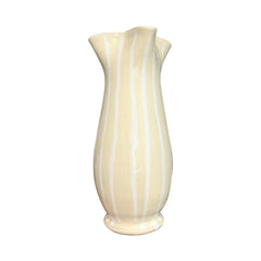 Alex and Trahanas Lido Pinch Vase Crema