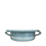 Alex and Trahanas Olive Branch Bowl with Handles Blue White