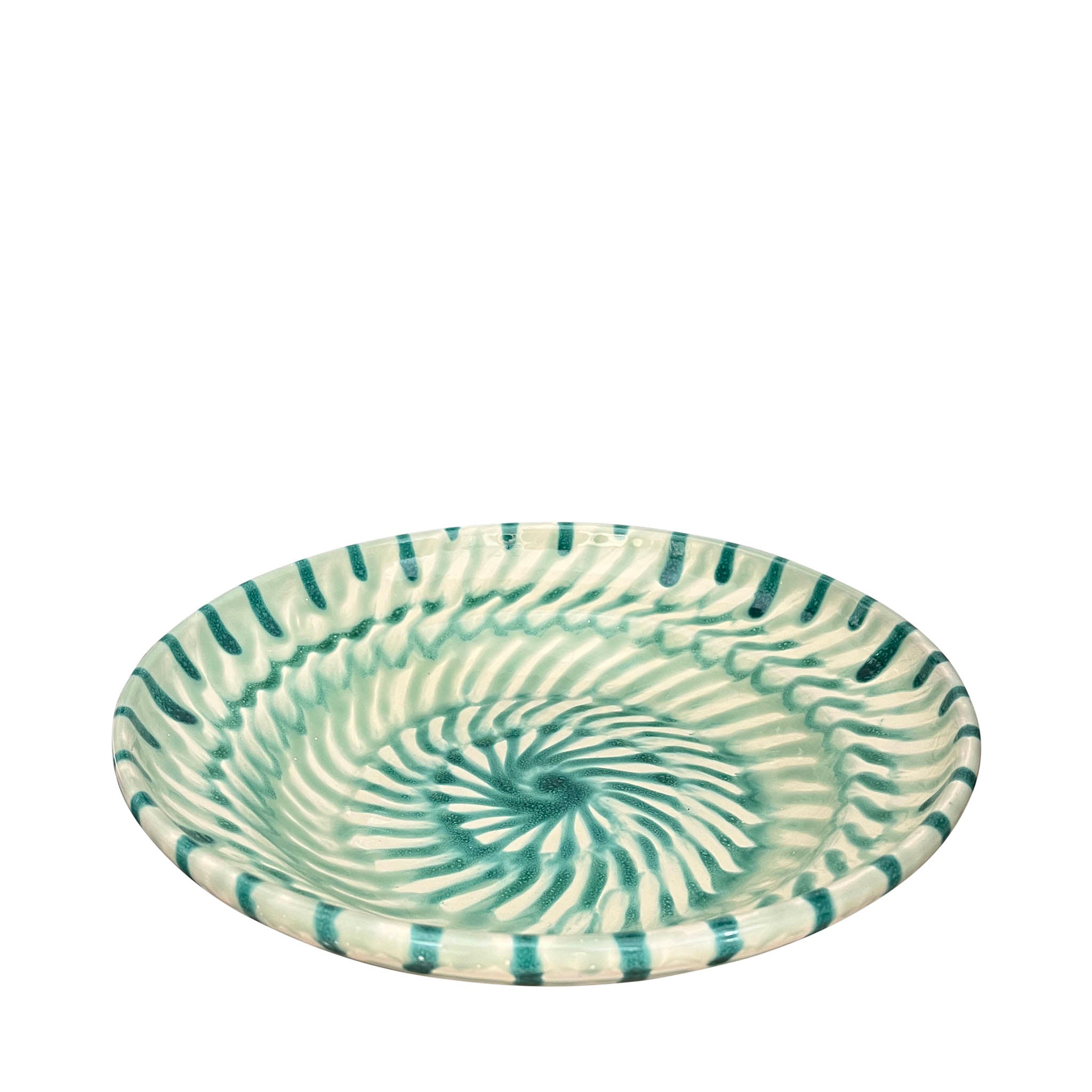 Alex and Trahanas Seaside Salad Bowl Sea Green