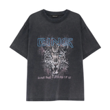Cade Tee Leo Muse - Washed Black