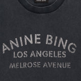 Cade Tee Melrose Stencil - Washed Black