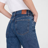 Anine Bing Kate Jean 29 inch Clean Indigo back pocket detail