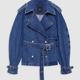 Anine Bing Pascale Trench Clean Indigo
