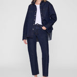 Anine Bing Samy Shirt Unwashed Blue